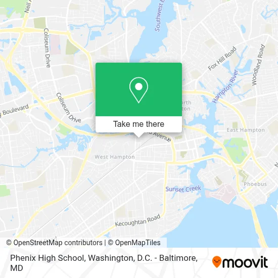Phenix High School map