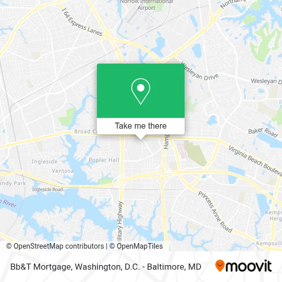 Bb&T Mortgage map