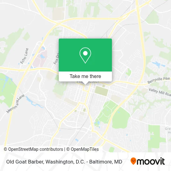 Old Goat Barber map