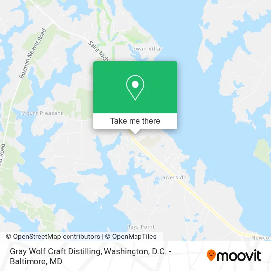 Gray Wolf Craft Distilling map