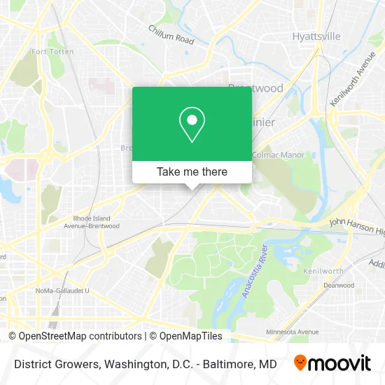District Growers map