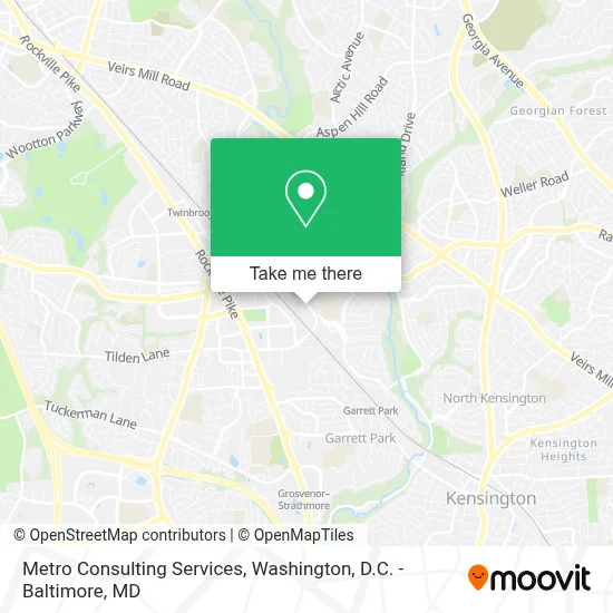 Metro Consulting Services map