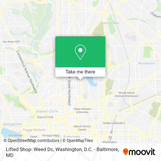 Lifted Shop- Weed Dc map