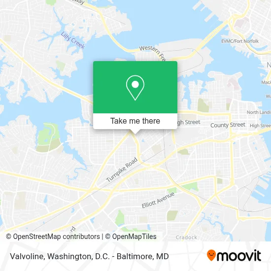 Valvoline map