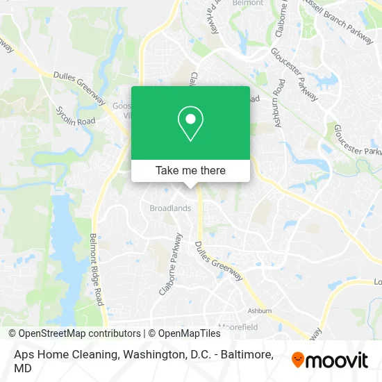 Aps Home Cleaning map