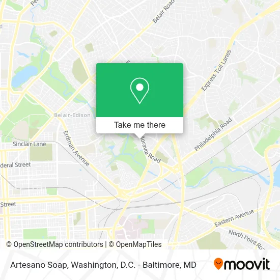 Artesano Soap map