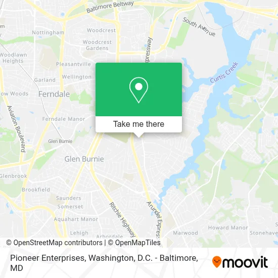 Pioneer Enterprises map