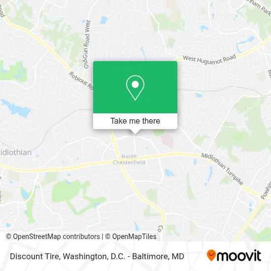 Discount Tire map