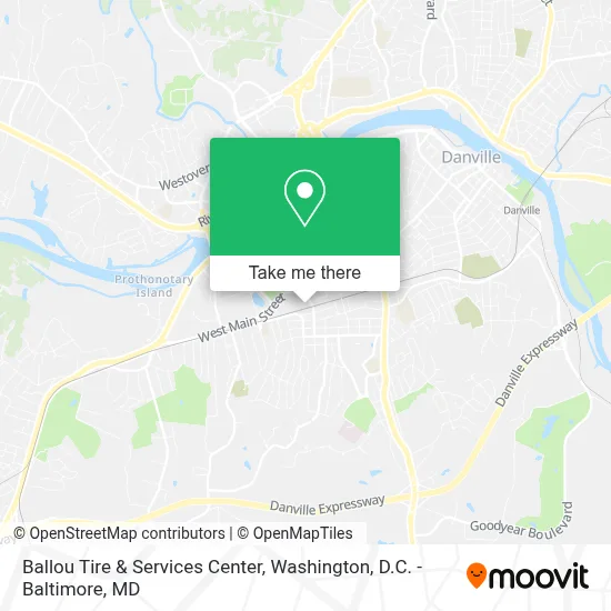 Ballou Tire & Services Center map