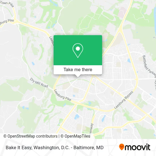 Bake It Easy map