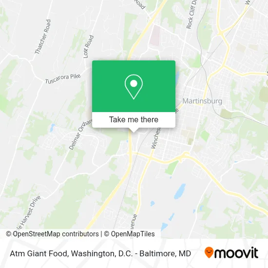 Atm Giant Food map