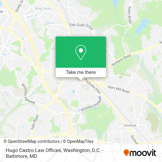Hugo Castro Law Offices map