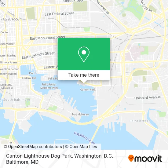 Canton Lighthouse Dog Park map
