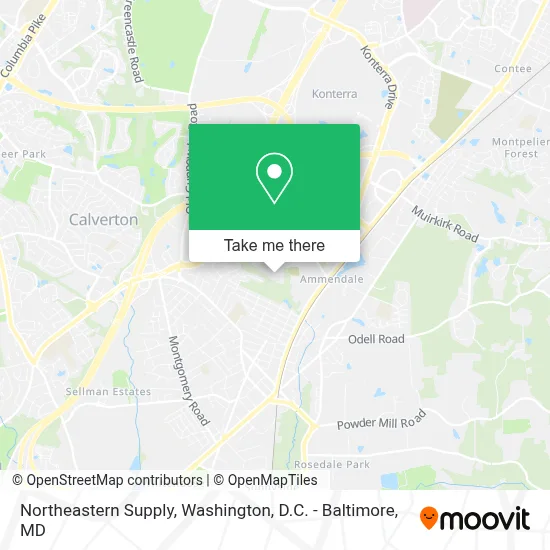 Northeastern Supply map