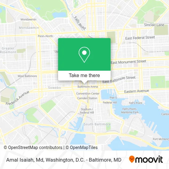 Amal Isaiah, Md map