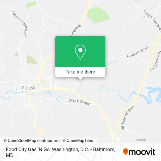Food City Gas 'N Go map
