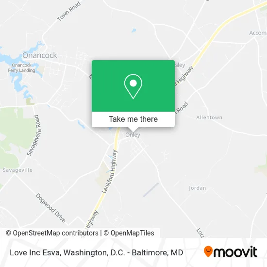 Love Inc Esva map