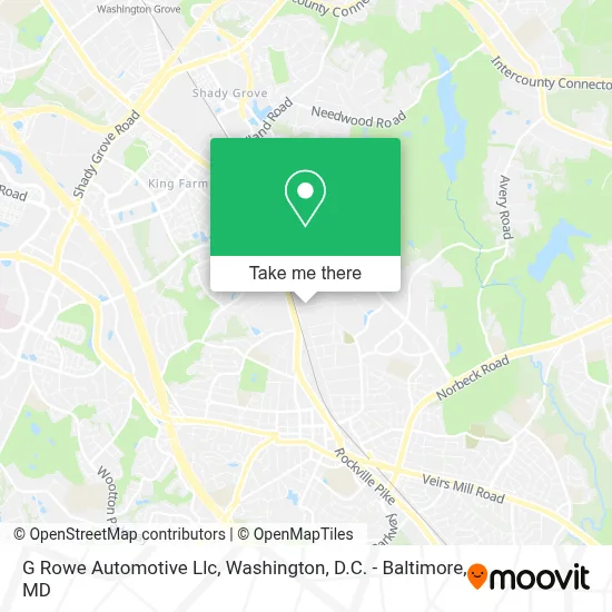 G Rowe Automotive Llc map