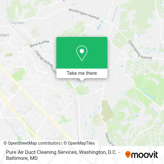 Pure Air Duct Cleaning Services map