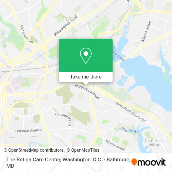 The Retina Care Center map
