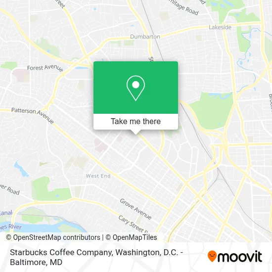 Starbucks Coffee Company map