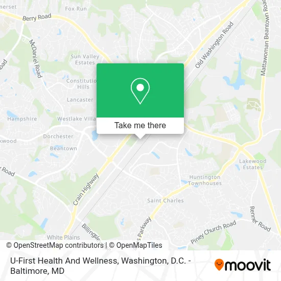 U-First Health And Wellness map