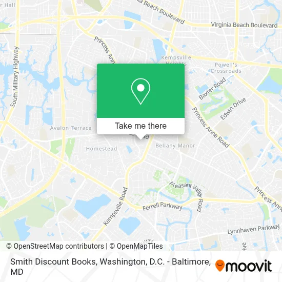 Smith Discount Books map