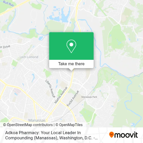 Adkoa Pharmacy: Your Local Leader In Compounding (Manassas) map