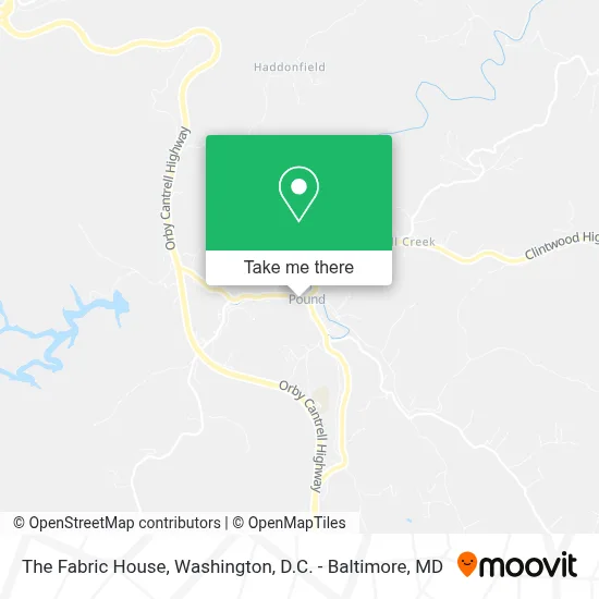 The Fabric House map