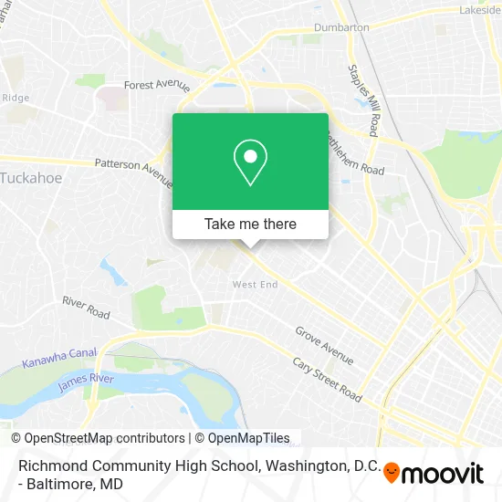 Richmond Community High School map