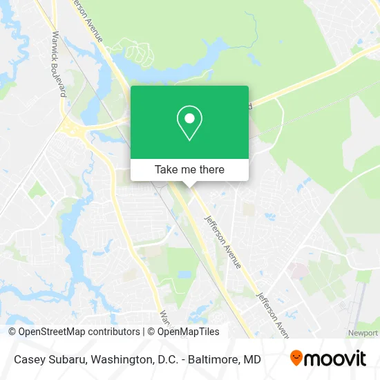 Casey Subaru map