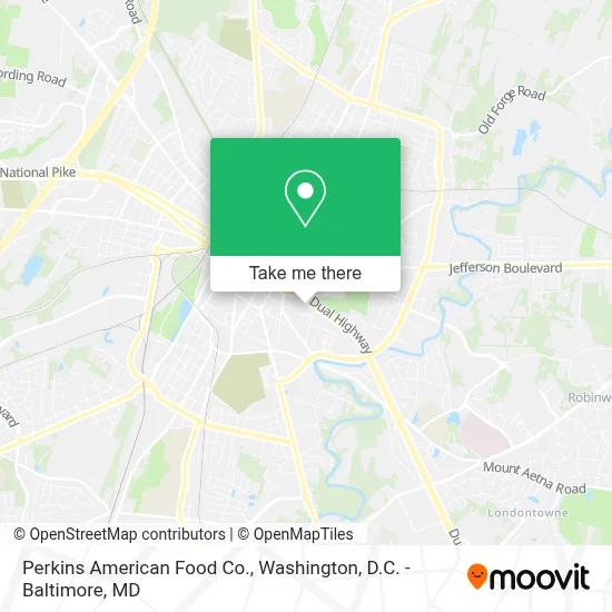Perkins American Food Co. map