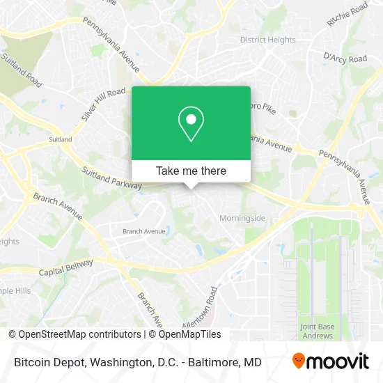 Bitcoin Depot map