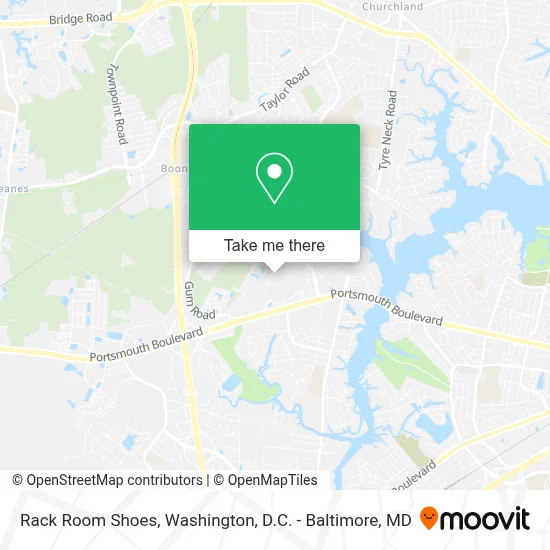 Rack Room Shoes map