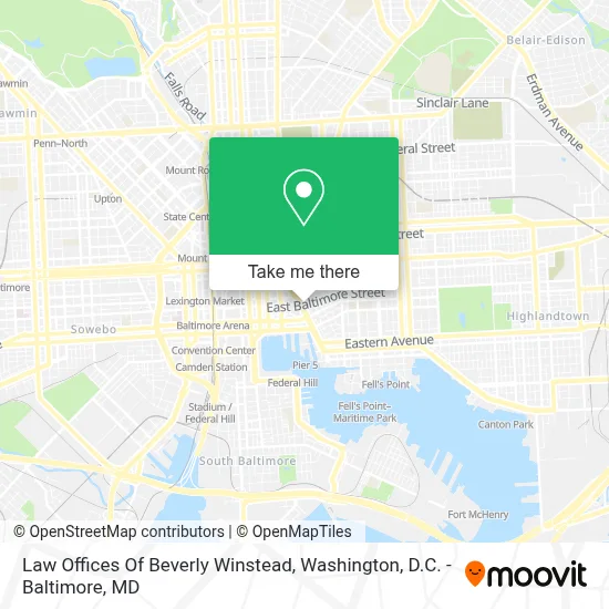 Law Offices Of Beverly Winstead map