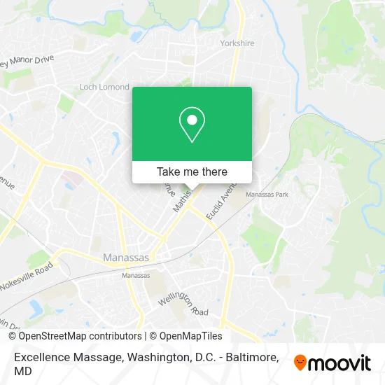 Excellence Massage map