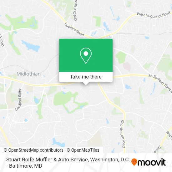 Stuart Rolfe Muffler & Auto Service map