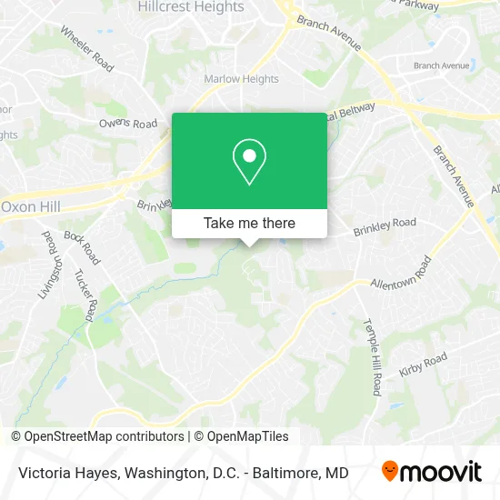 Victoria Hayes map
