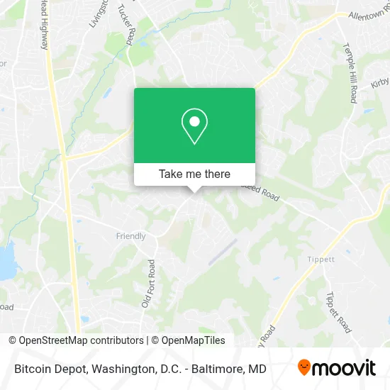 Bitcoin Depot map