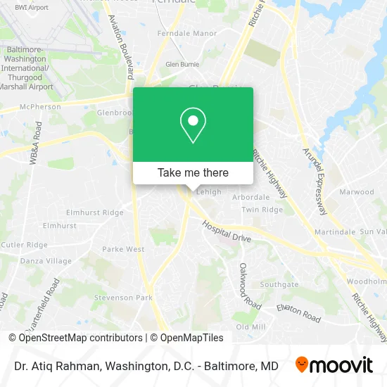 Dr. Atiq Rahman map