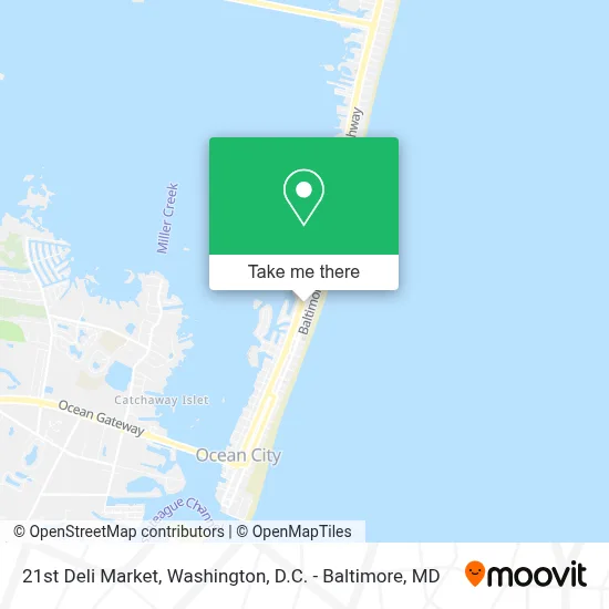 21st Deli Market map