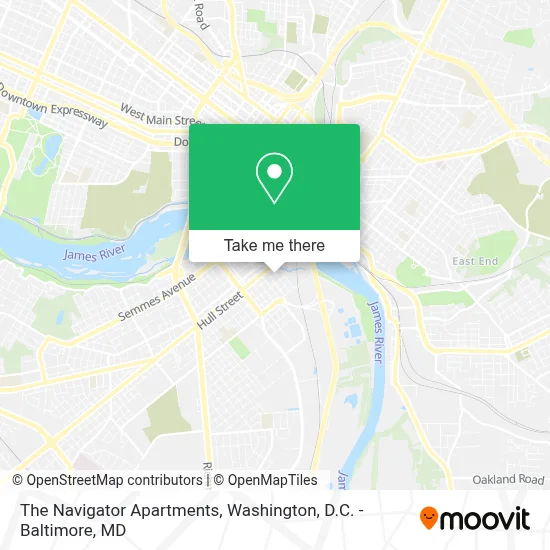 The Navigator Apartments map