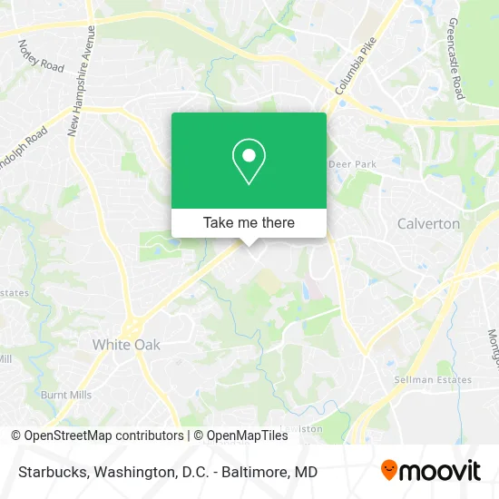 Starbucks map
