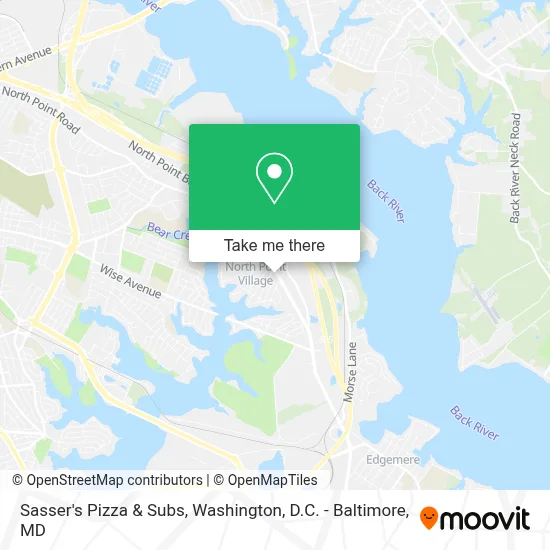 Sasser's Pizza & Subs map