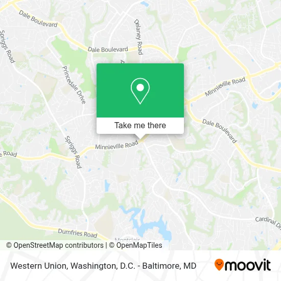 Western Union map