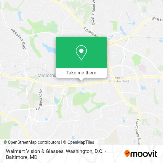 Walmart Vision & Glasses map