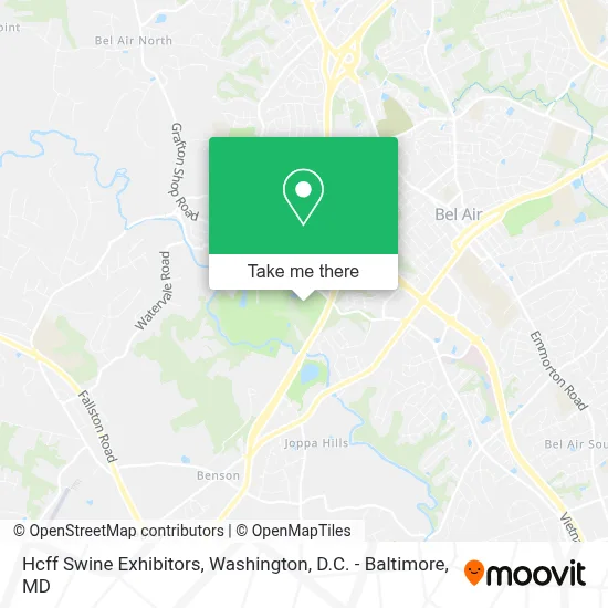Hcff Swine Exhibitors map