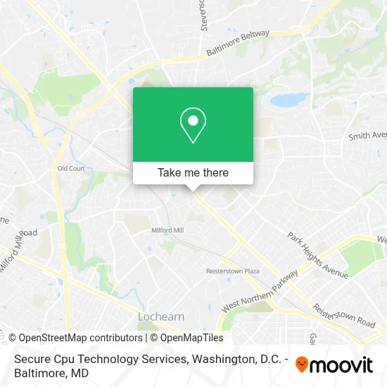Secure Cpu Technology Services map