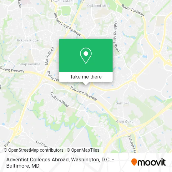 Adventist Colleges Abroad map
