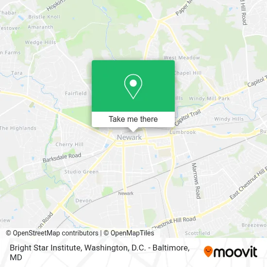 Bright Star Institute map